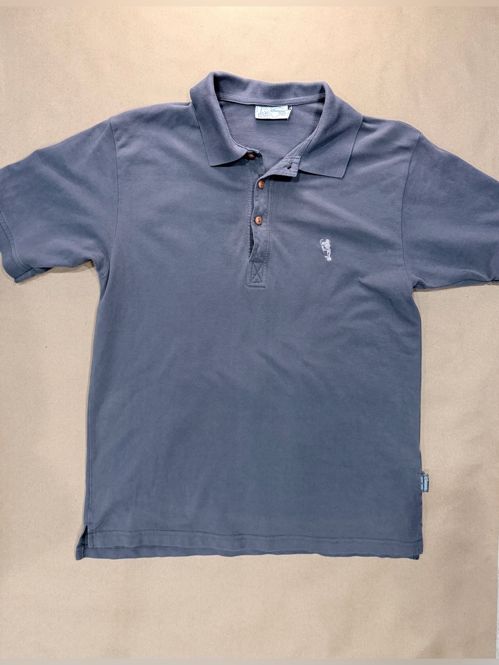 Disneyland Resort Paris Polo – Men’s XL Dark Gray Embroidered Disney Shirt